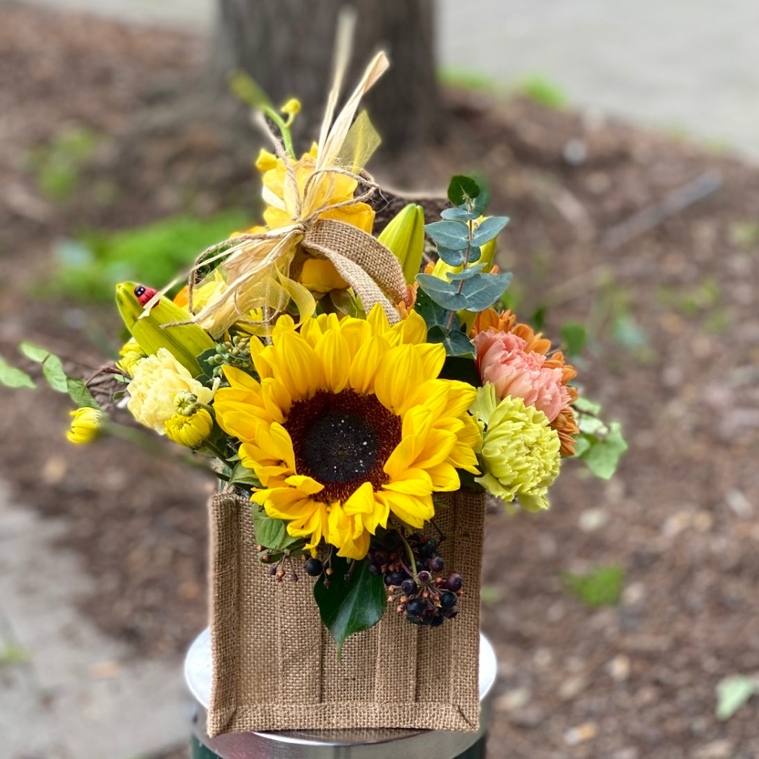 Jute Bag Arrangements