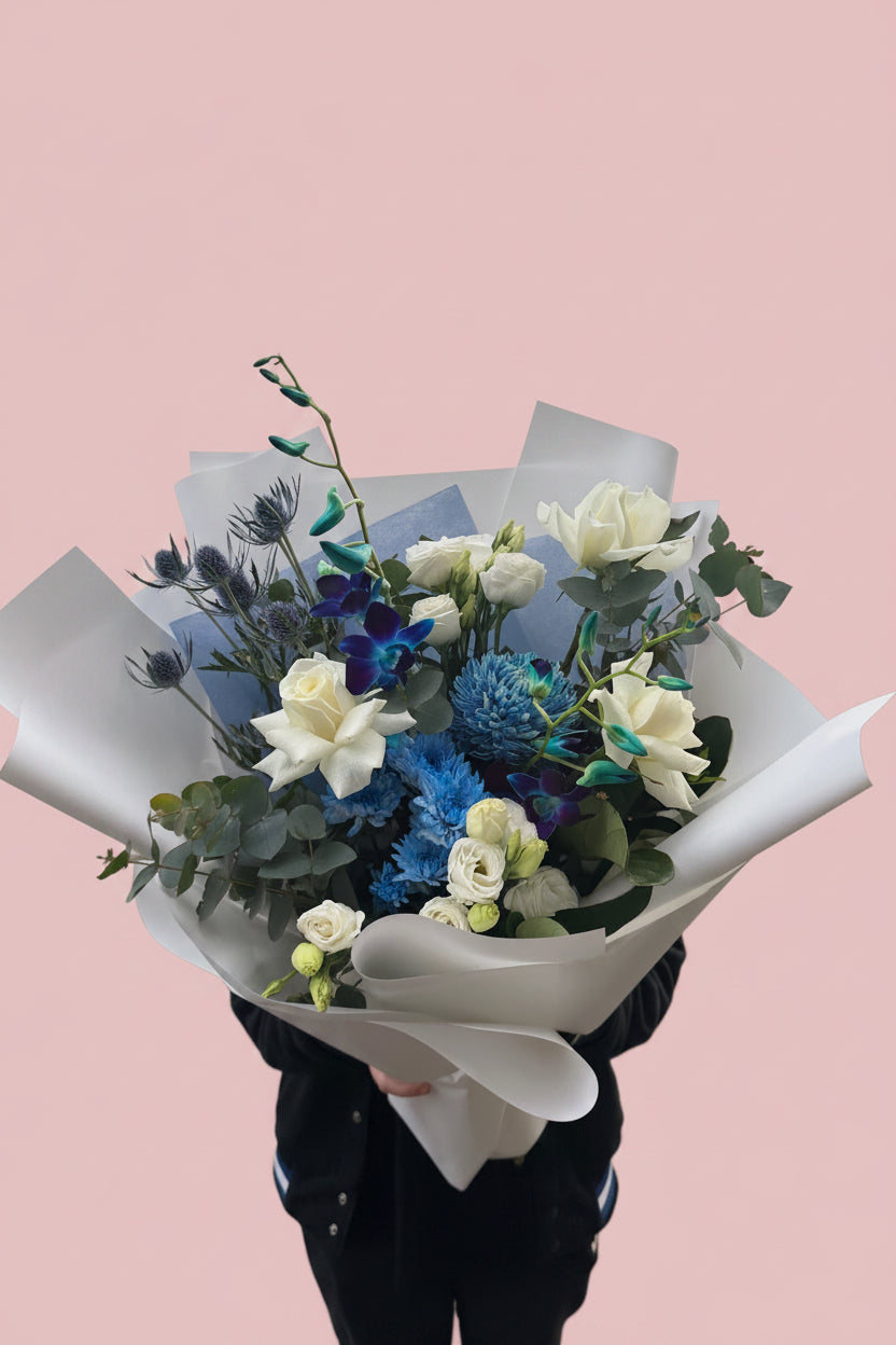 A Blue Skies Bouquet