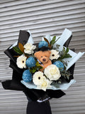 Graduation blue bouquet💙