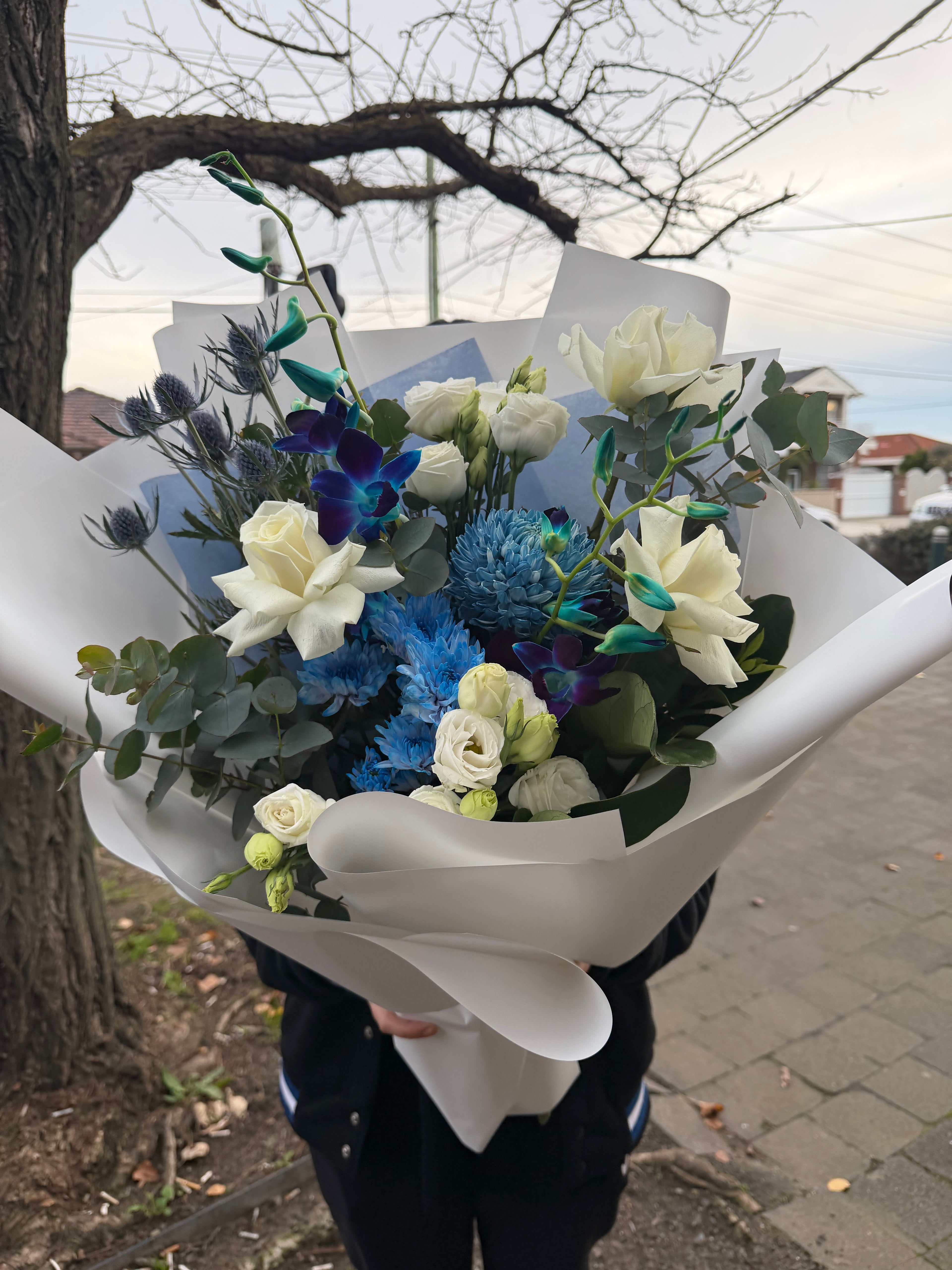 A Blue Skies Bouquet