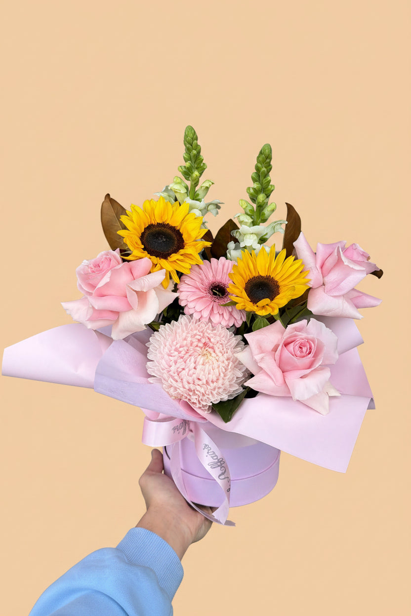Pink Elegance Hat Box