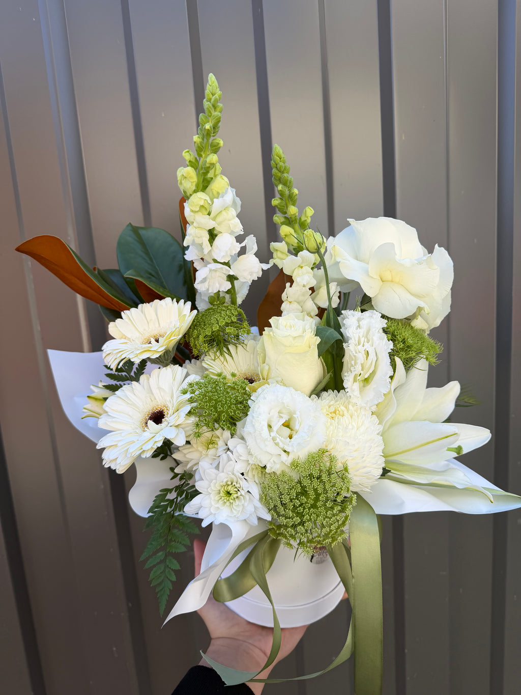 White Pandora’s Hat Box