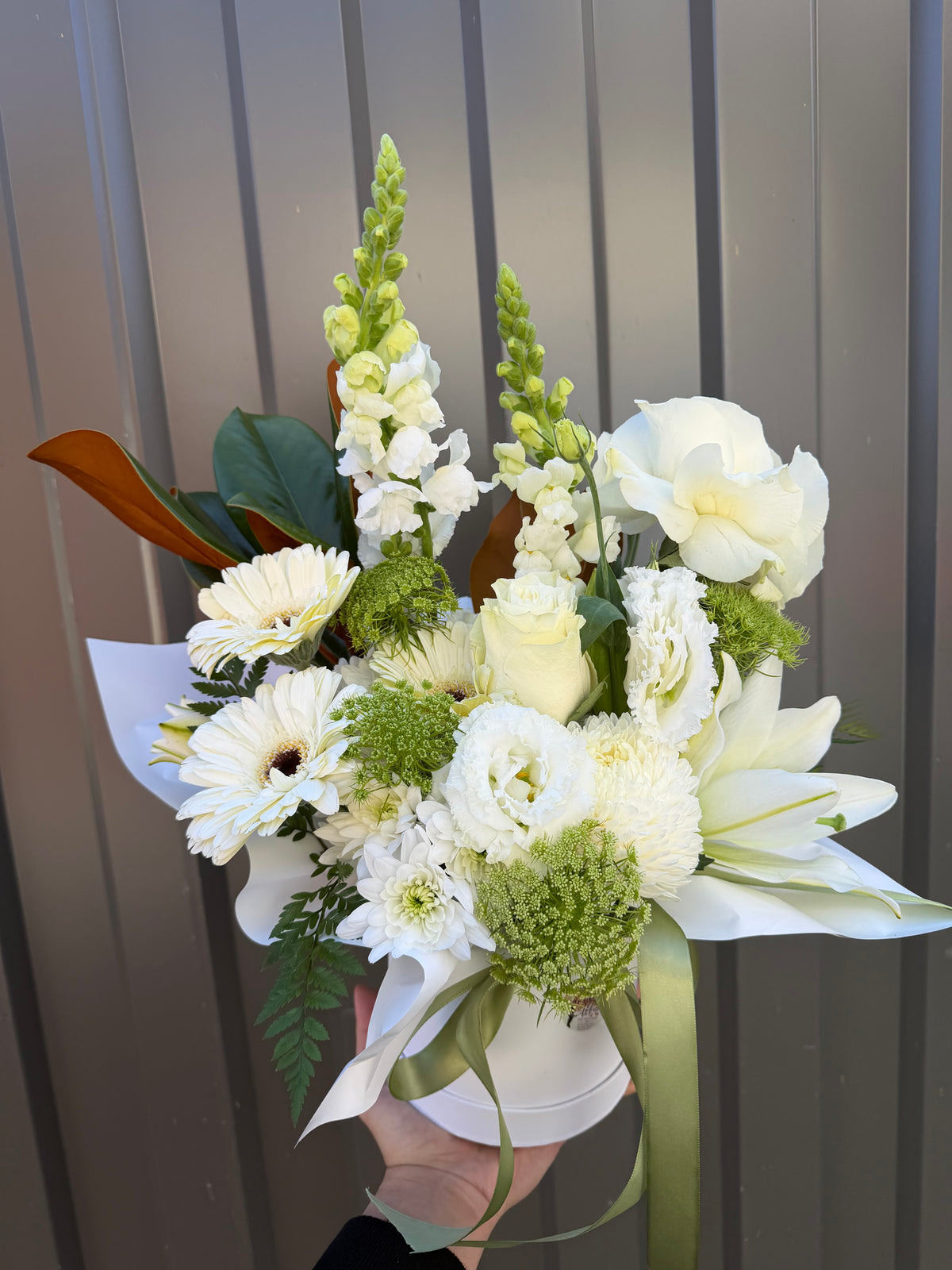 White Pandora’s Hat Box