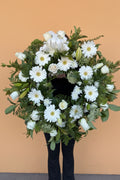 Round Funeral Wreath