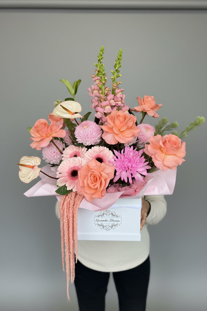 Explosion bloom Hat Box