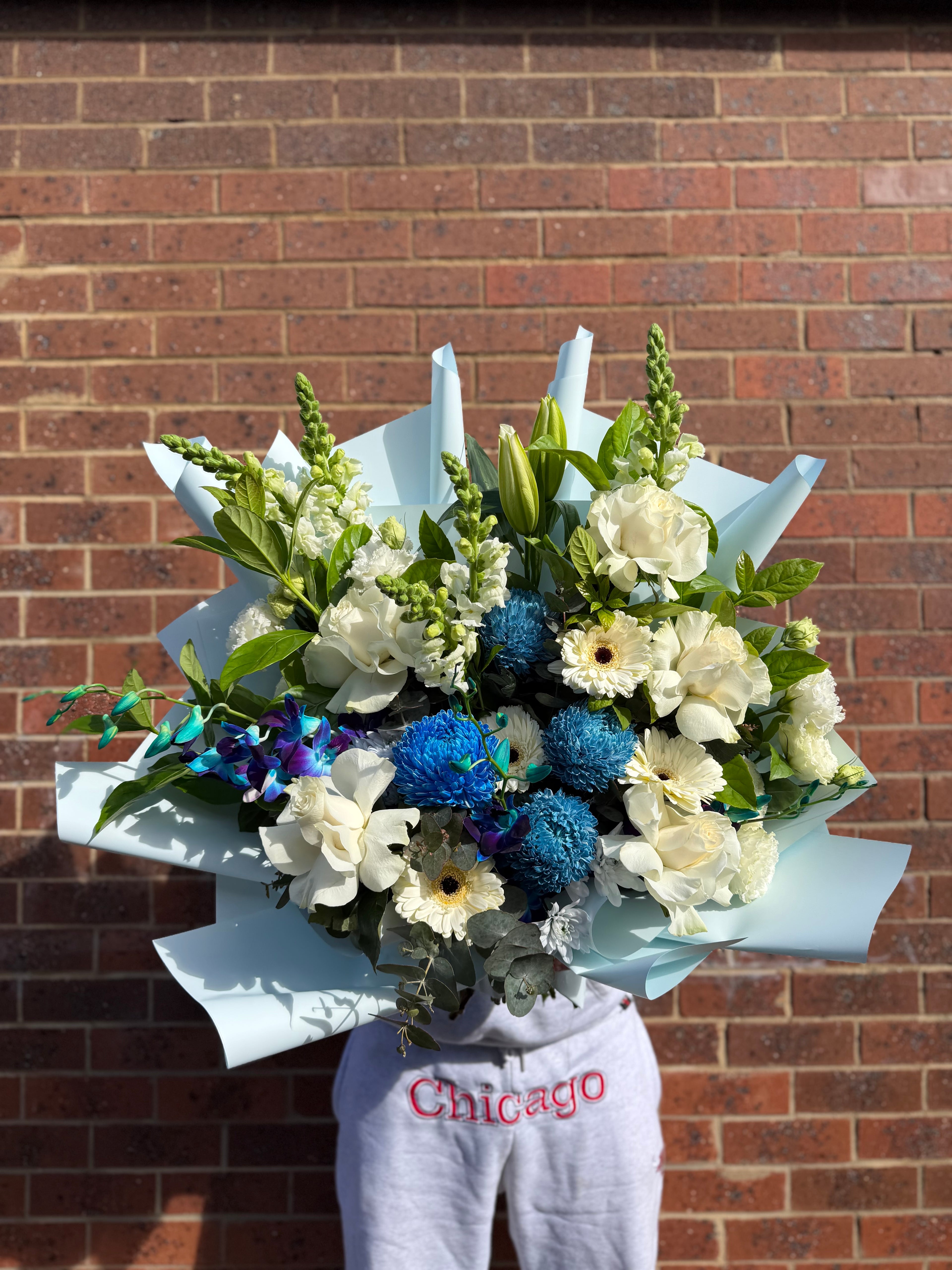 A Blue Skies Bouquet