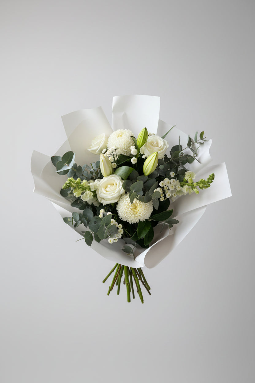 Pure white bouquet