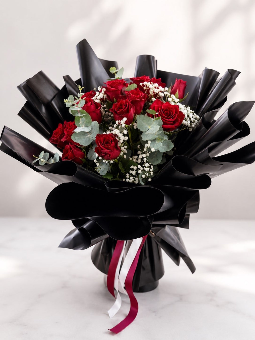 A Romantic Dozen - Choose Red or Pink!