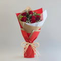 half dozen red roses