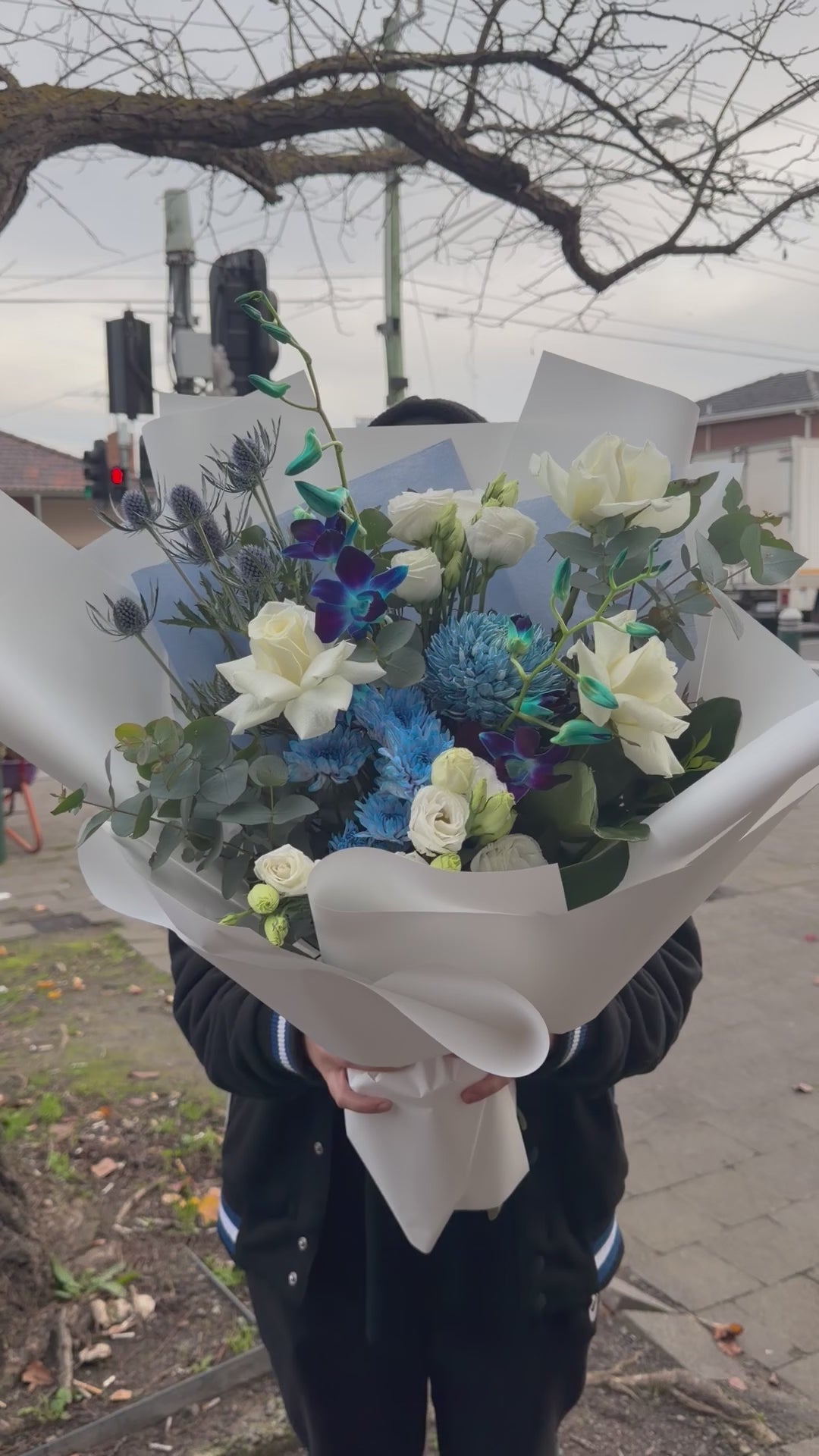 A Blue Skies Bouquet