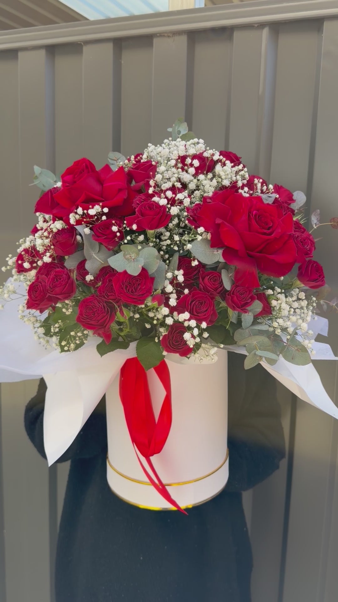 ❤️ Red Romance hat box