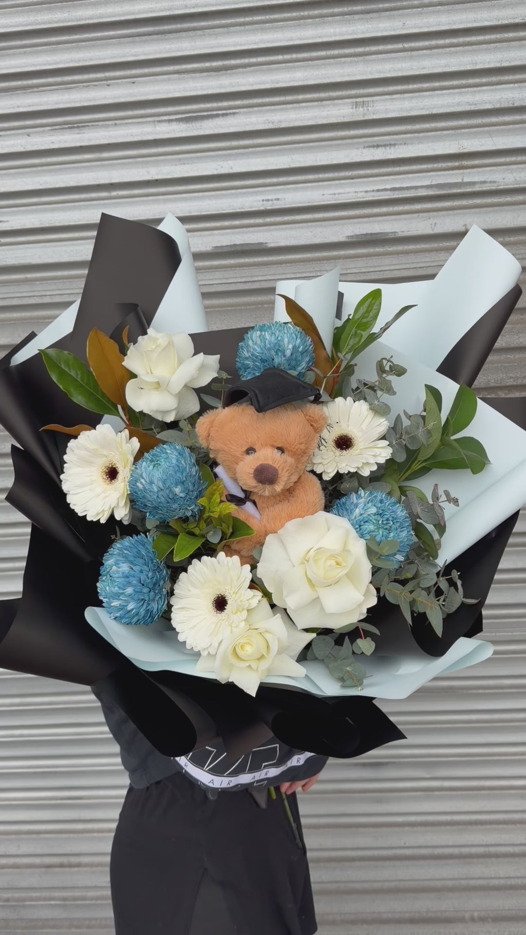 Graduation blue bouquet💙
