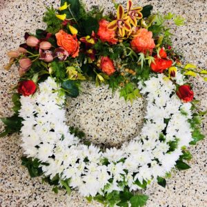 Designer Hollow Funeral Wreath