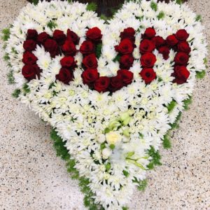 Signature Heart Funeral Wreath