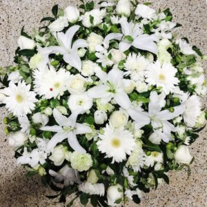 Round Funeral Wreath