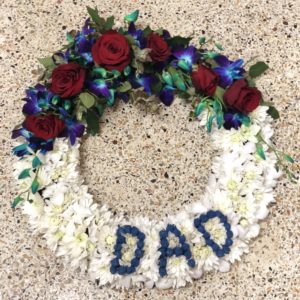 Personalised Funeral Wreath